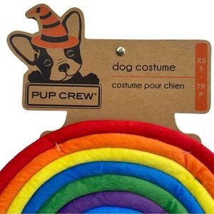 Pup Crew Puffy Rainbow Cloud Dog Costume Size XS/SM NWT